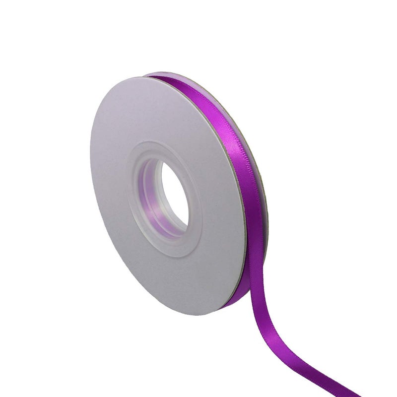 Ribbonitlux 1/4"" Wide Solid Grosgrain Ribbon 25 Yards (465-Purple)  Set for Gift Wrapping  Party Decor  Sewing Applications  Wedding and Craft - Image 2